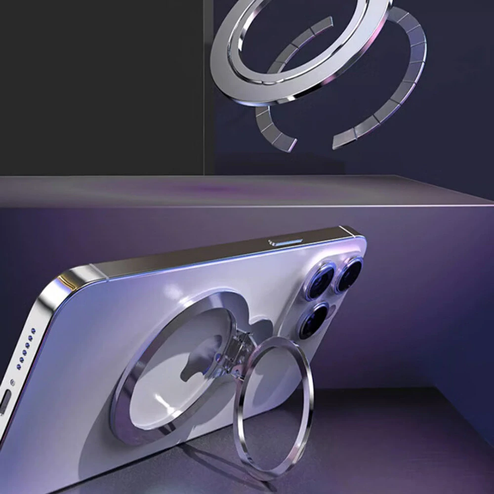 Ring Holder - MagSafe Techsuit (MPR4), hliníková slitina – modrý