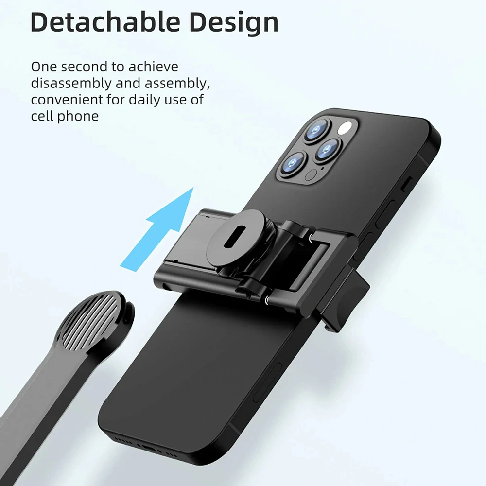 Selfie tyč Tripod Techsuit (C01) - se skládacím stabilním stativem a dálkovým ovládáním Bluetooth, 106 cm - černá