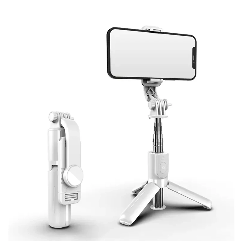 Selfie tyč Tripod Techsuit (L11) – Stabilní stativ s Bluetooth samospouští, 360 rotace, 73 cm – černá