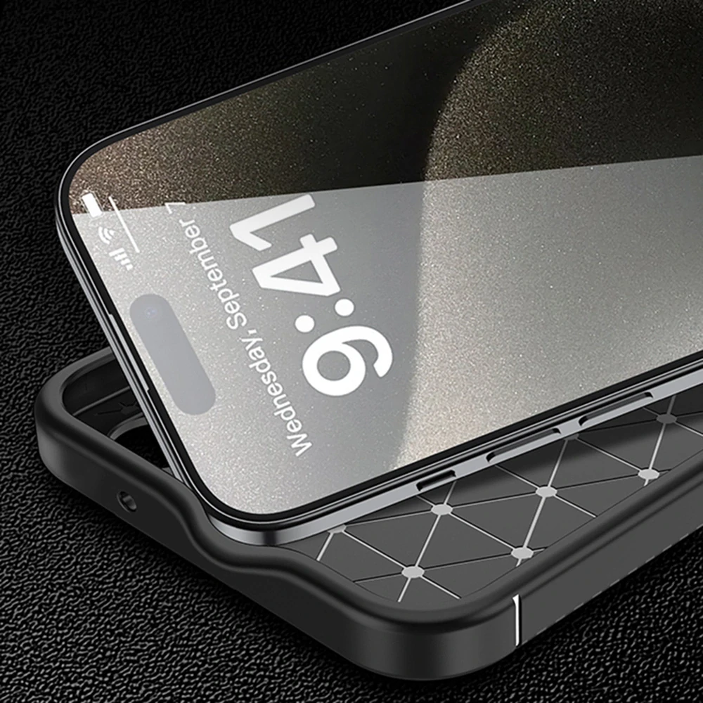 Kryt iPhone 16 Pro Max, Techsuit CarbonFiber černý