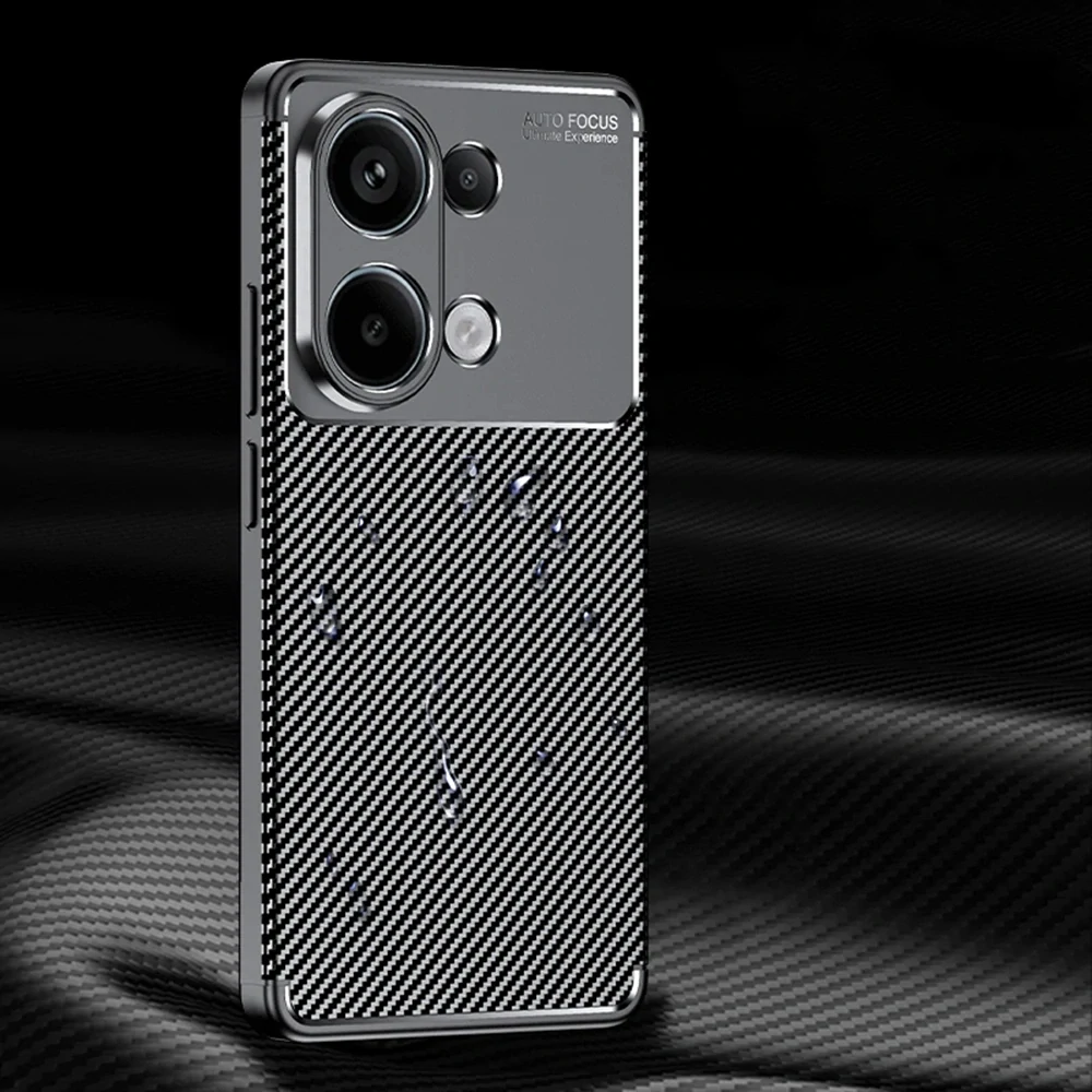 Kryt Xiaomi Redmi Note 13 Pro 4G / Poco M6 Pro 4G, Techsuit CarbonFiber černý