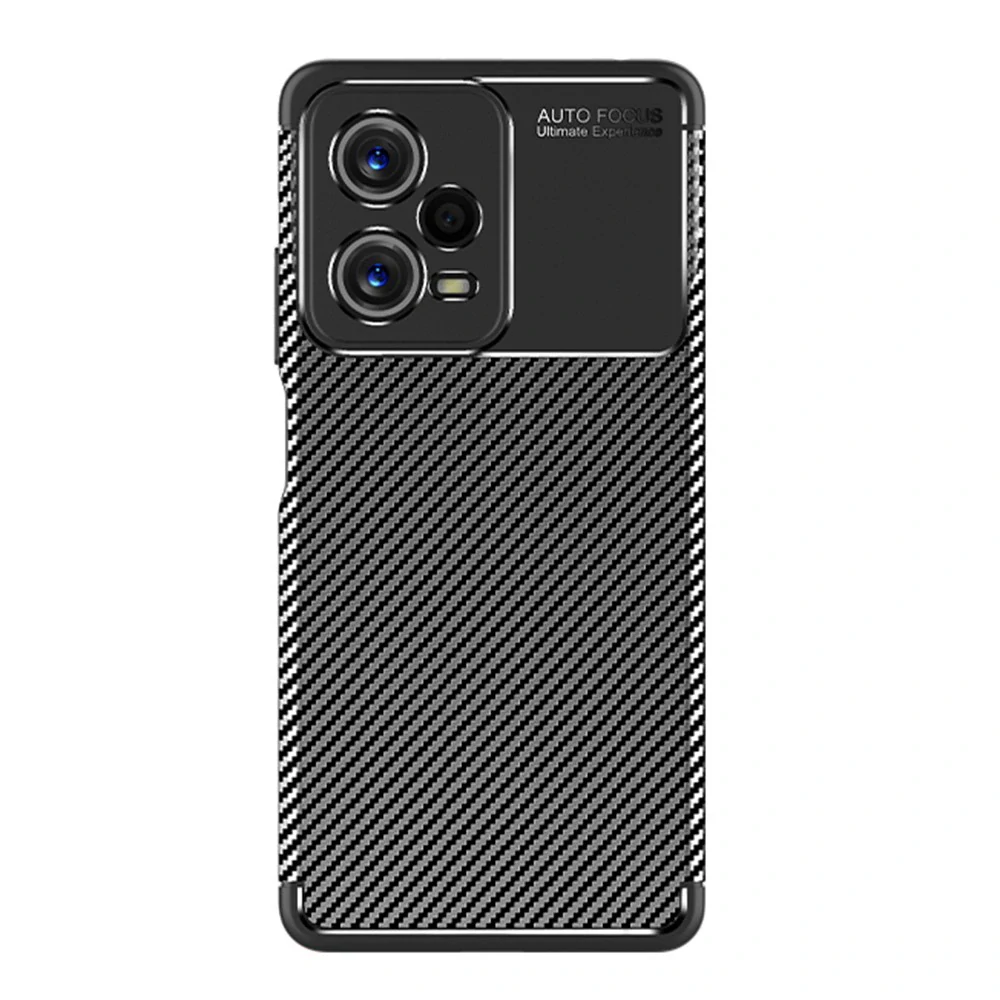 Kryt Xiaomi Redmi Note 12 5G / Poco X5, Techsuit CarbonFiber černý