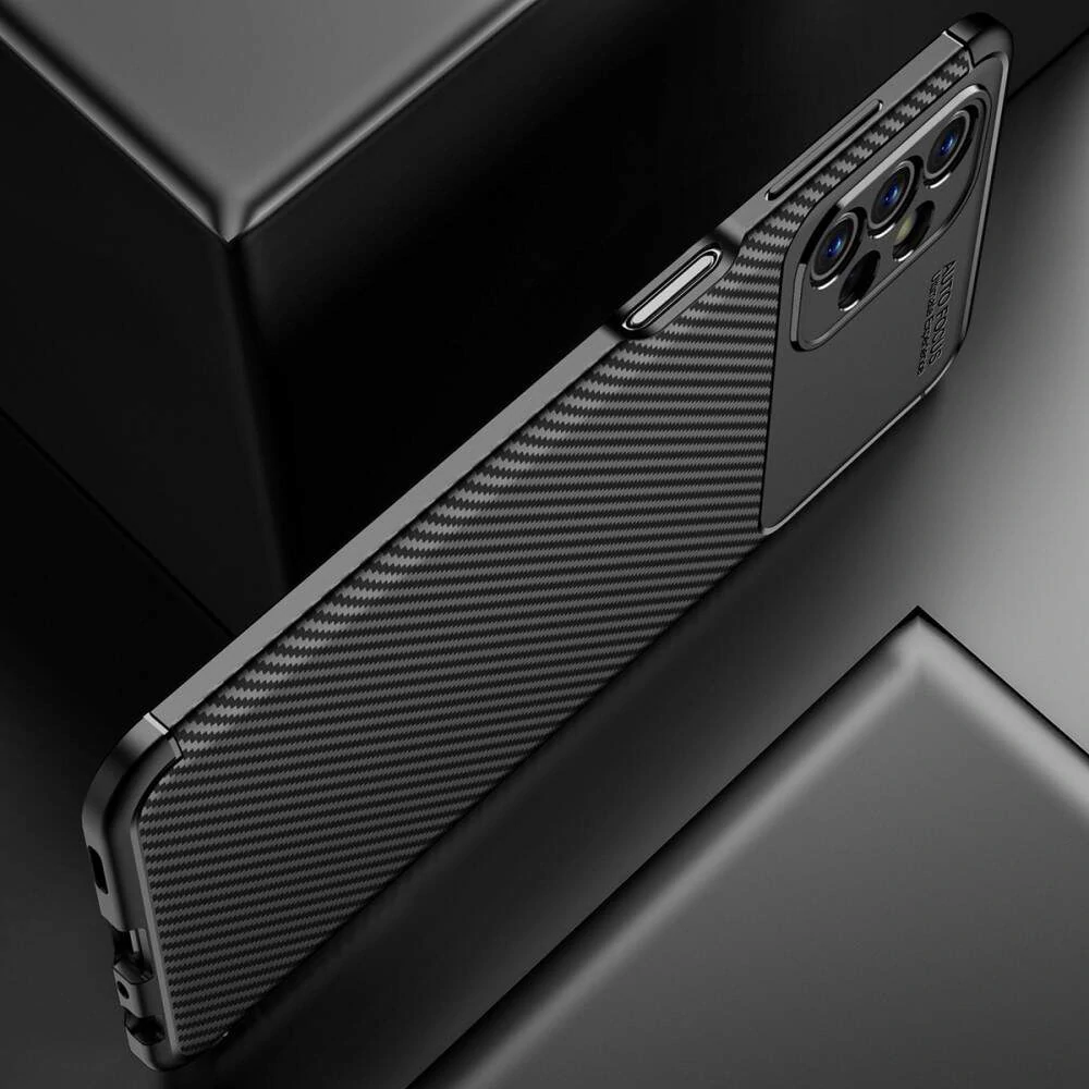 Kryt Samsung Galaxy A13 4G, Techsuit CarbonFiber černý
