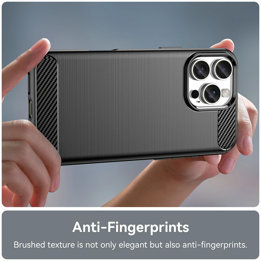 Kryt iPhone 16 Pro Max Armored Carbon černý