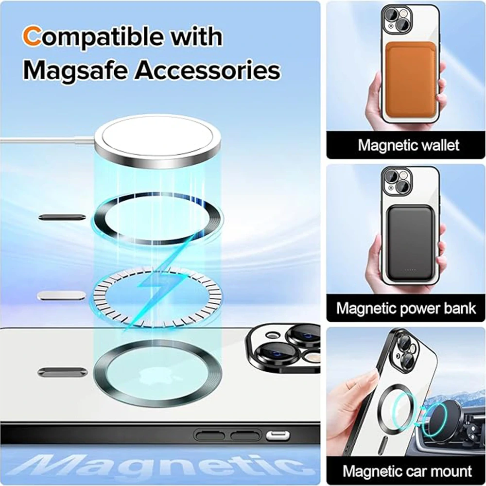 Kryt Samsung Galaxy A17 4G/5G Techsuit Luxury Crystal MagSafe - zlatý