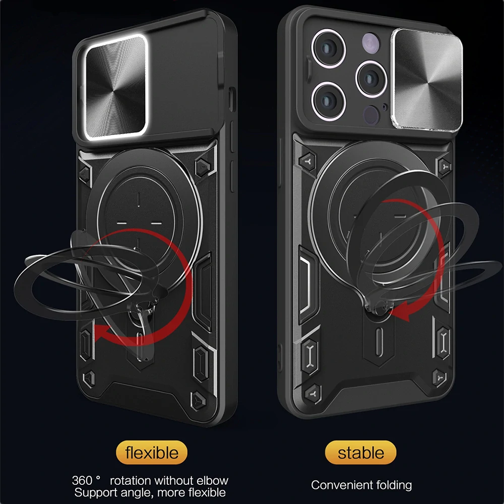 Kryt iPhone 16 Pro Techsuit CamGuard Pro - červený