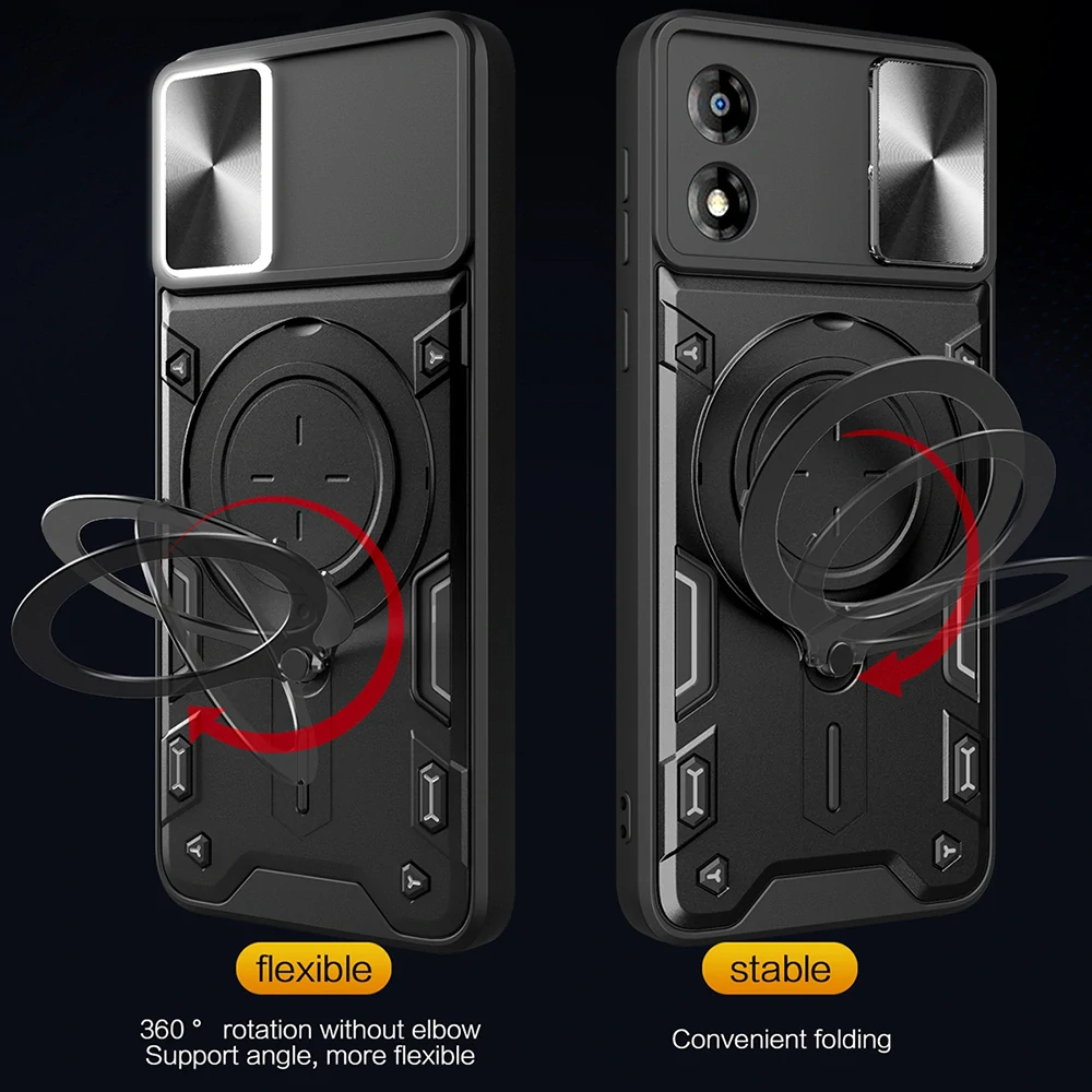 Kryt Motorola Moto E13 Techsuit CamGuard Pro - fialový