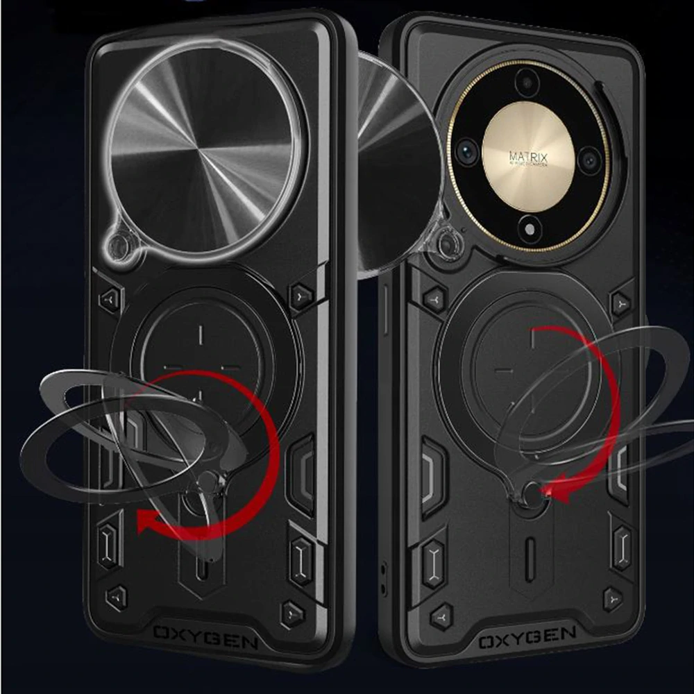 Kryt Honor Magic 5 lite Techsuit CamGuard Pro - červený