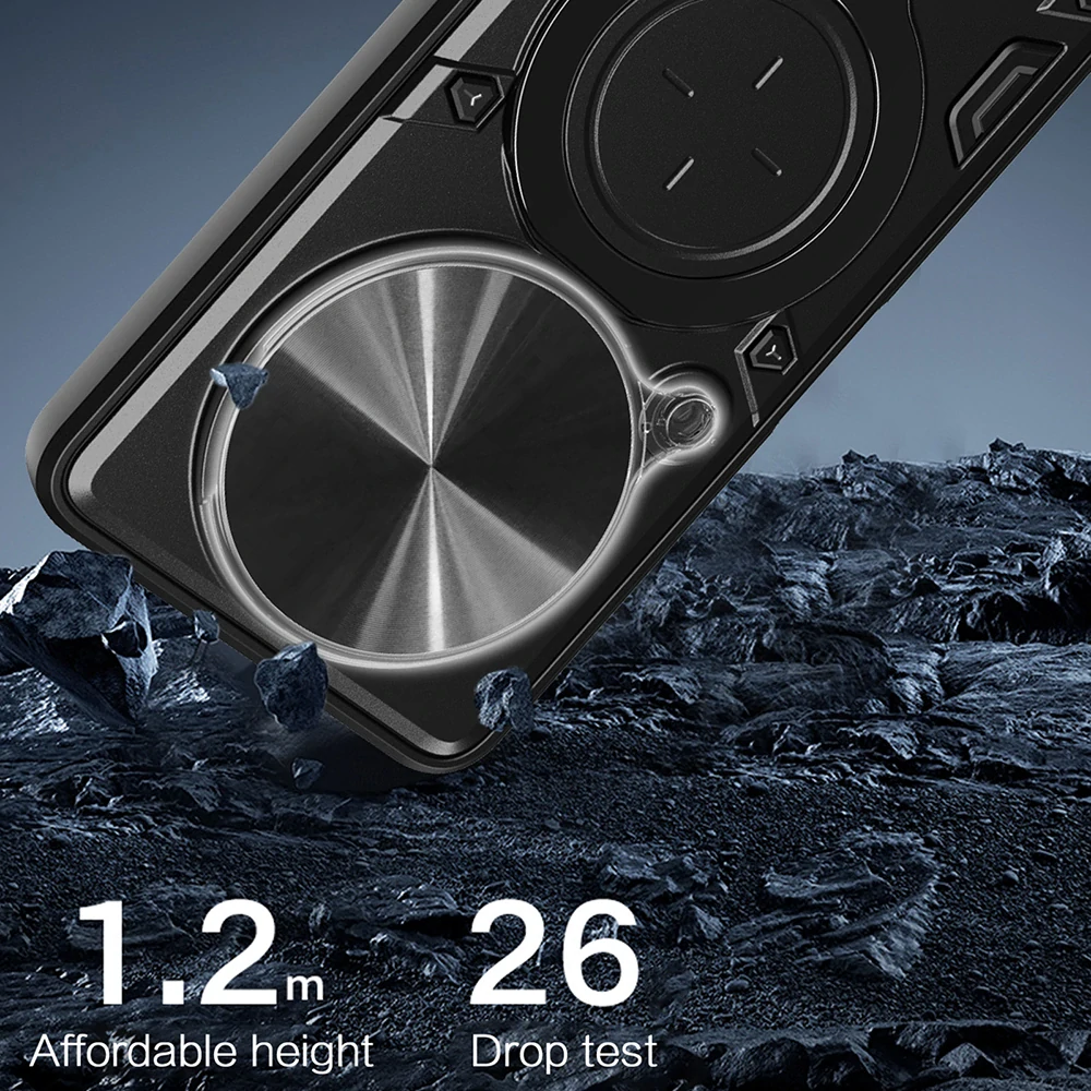 Kryt Honor Magic 6 lite Techsuit CamGuard Pro - fialový