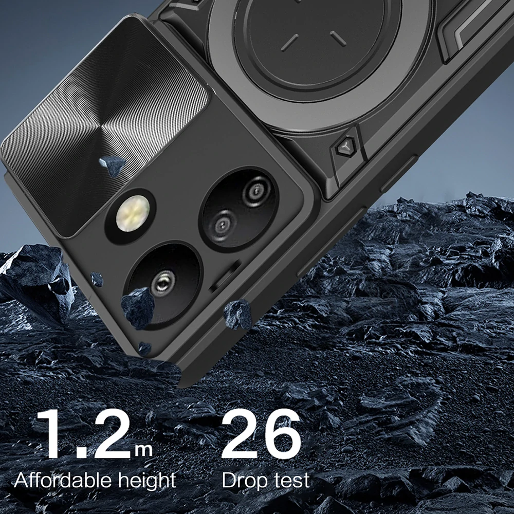 Kryt Xiaomi Redmi 13C 4G / Poco C65 Techsuit CamGuard Pro - černý