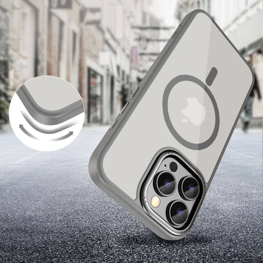 Kryt iPhone 16 Pro Max Tech-Protect MagEdge MagSafe titan