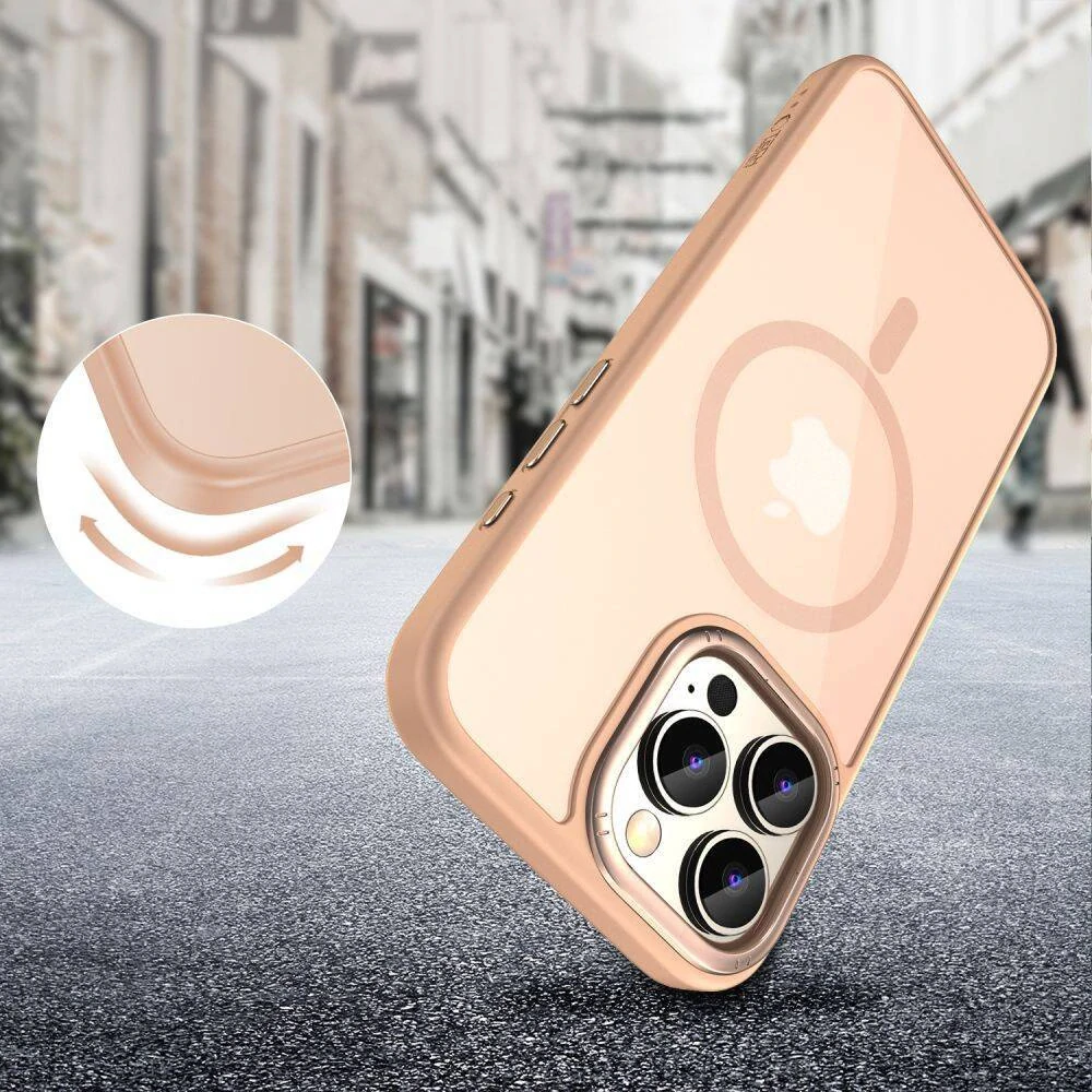 Kryt iPhone 16 Pro Max Tech-Protect MagEdge MagSafe Desert creamy
