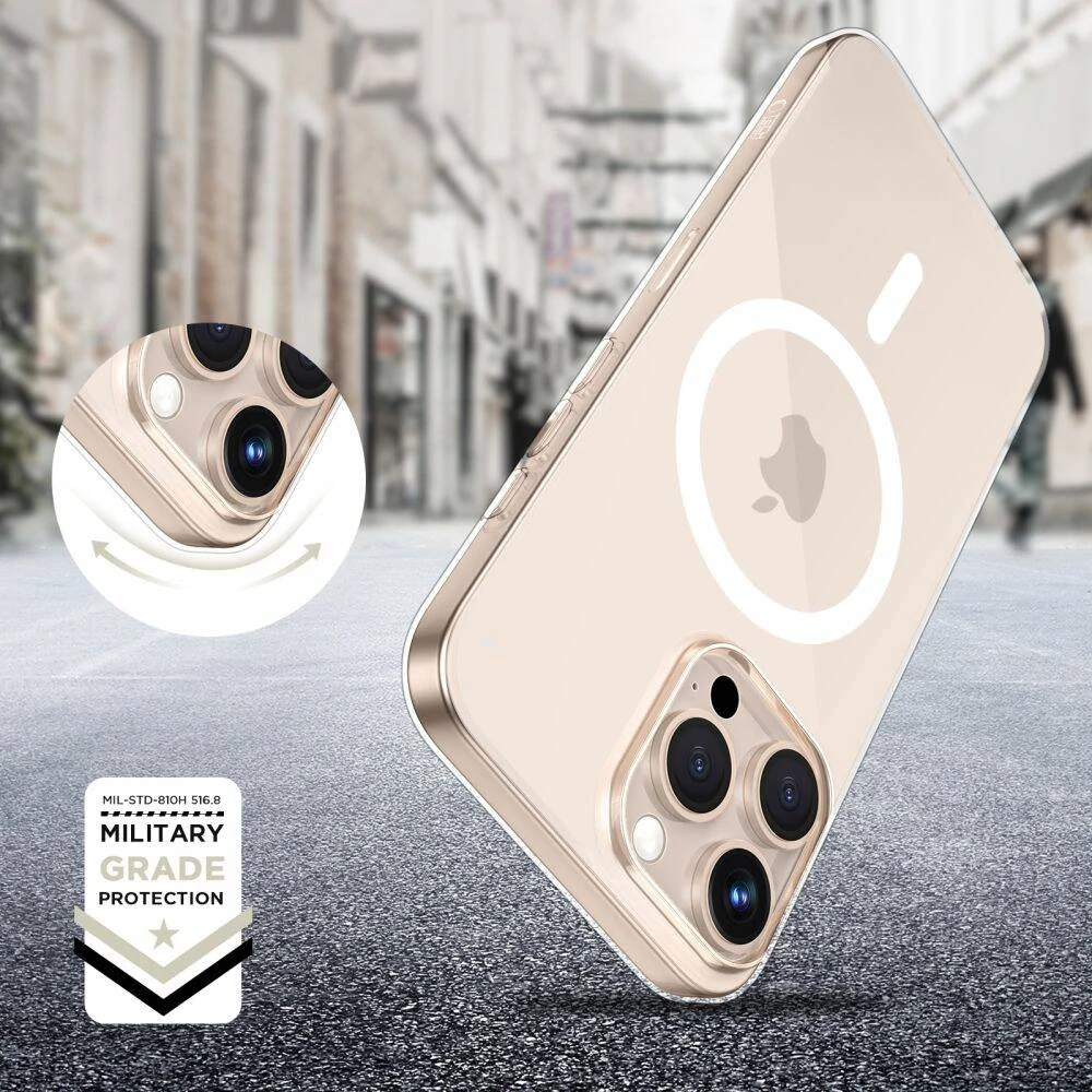 Kryt Apple iPhone 16 Pro Tech-Protect FlexAir MagSafe transparentní