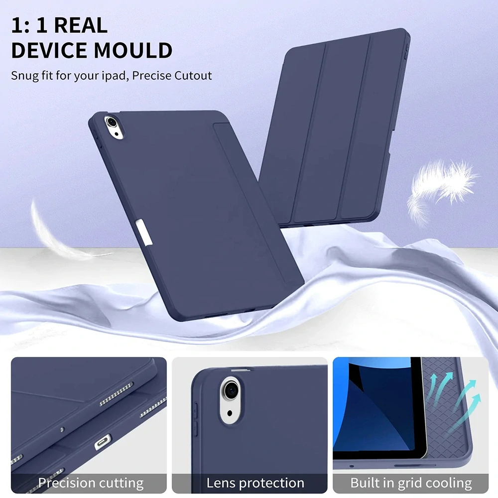 Pouzdro pro tablet iPad Air 4 (2020) / Air 5 (2022), Flex Trifold, černé