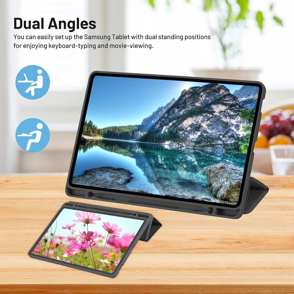 Pouzdro pro tablet Samsung Galaxy Tab A7 10.4 2020 T500/T505, Flex Trifold, fialové