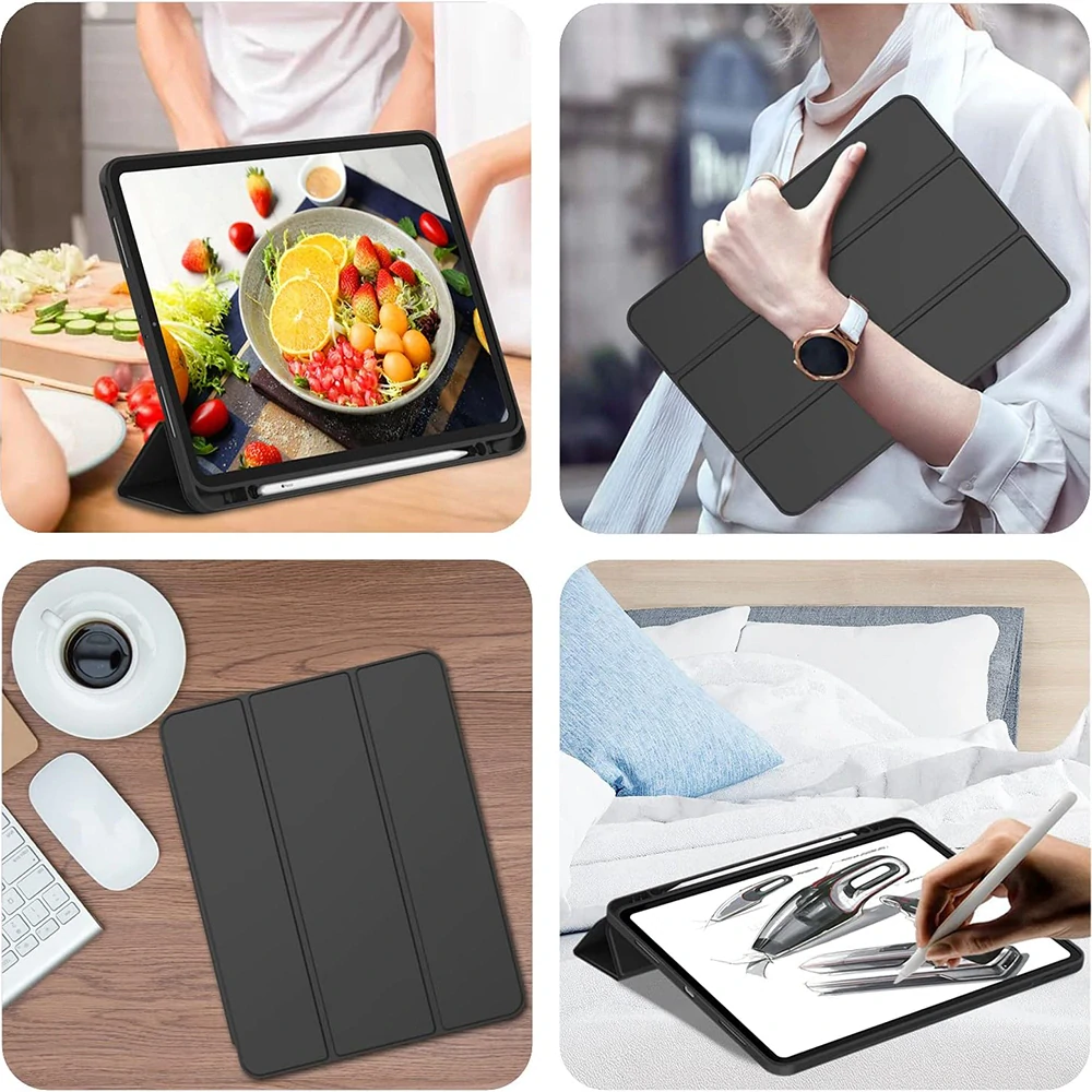 Pouzdro pro tablet iPad Pro 12.9 (2018/2020/2021/2022), Flex Trifold, dark blue