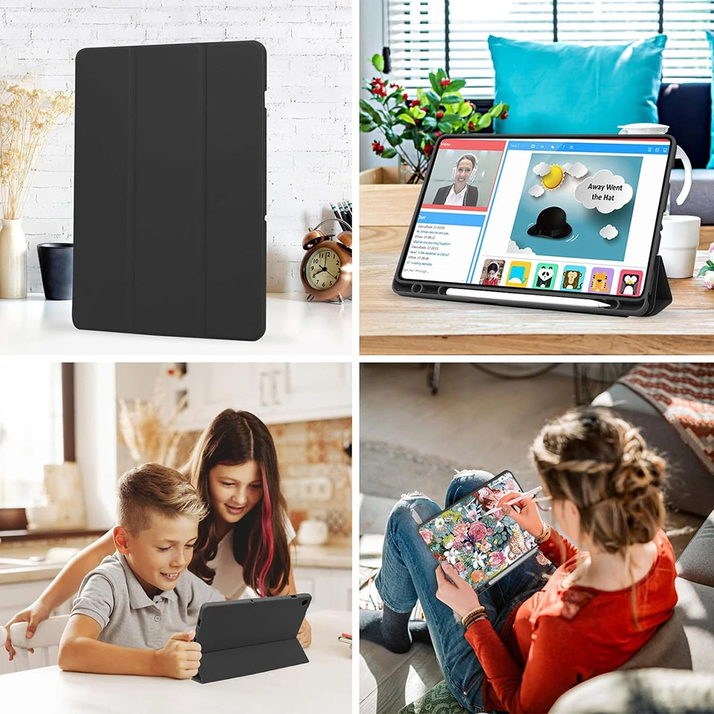 Pouzdro pro tablet Samsung Galaxy Tab A9 / A11, Flex Trifold, matcha green