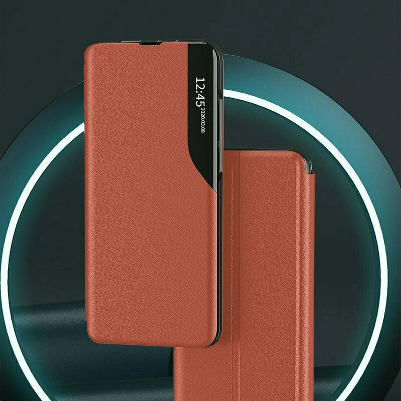 Pouzdro Xiaomi Redmi 14C / Poco C75 eFold Series oranžové