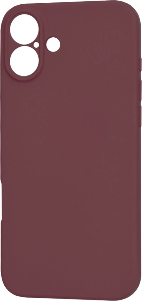 Kryt iPhone 16 Plus, Techsuit SoftFlex - plum red