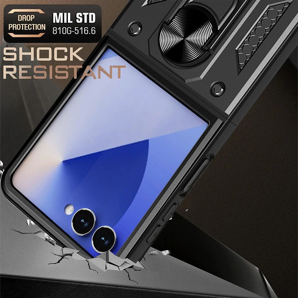 Kryt Samsung Galaxy Z Flip 7, Techsuit CamShield Pro modrý