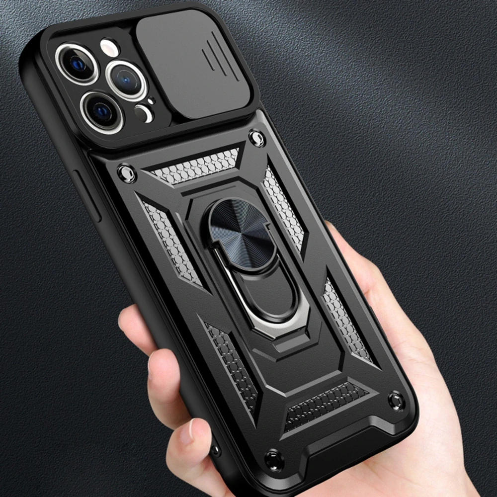 Kryt iPhone 12 Pro, Techsuit CamShield Pro modrý