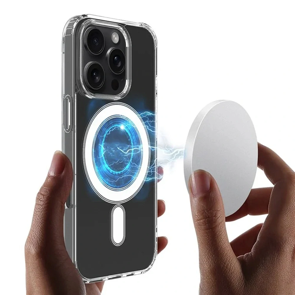 Kryt iPhone 16 Plus, Techsuit - MagSafe Pro, transparentní