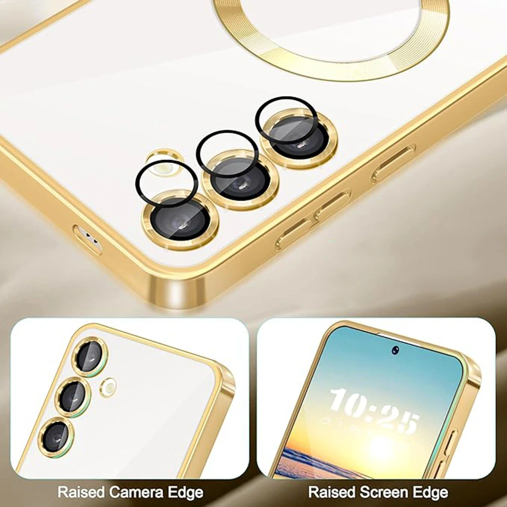 Kryt Samsung Galaxy S25 Plus Techsuit Luxury Crystal MagSafe - modrý