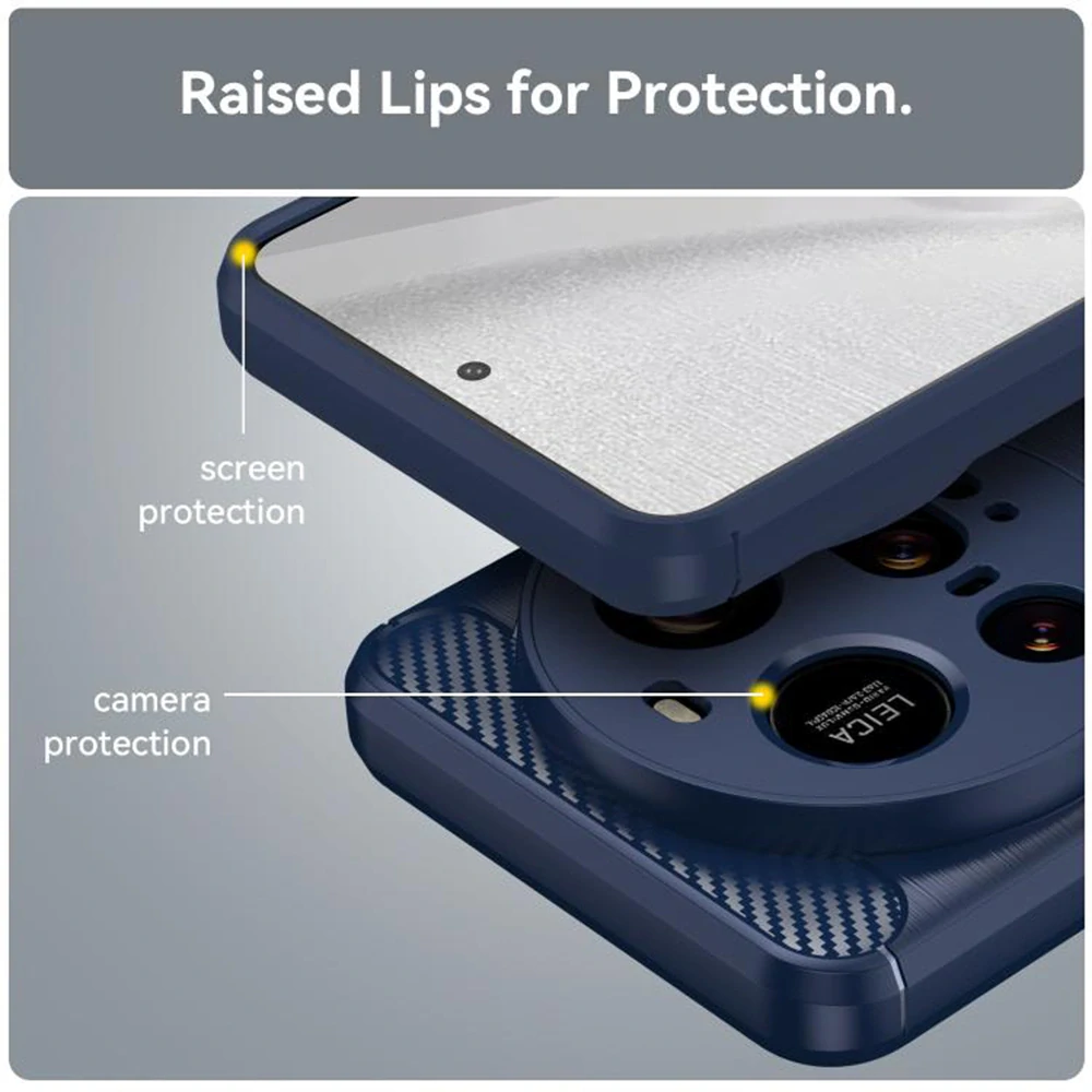Kryt Xiaomi 15 Ultra, Techsuit CarbonFiber modrý