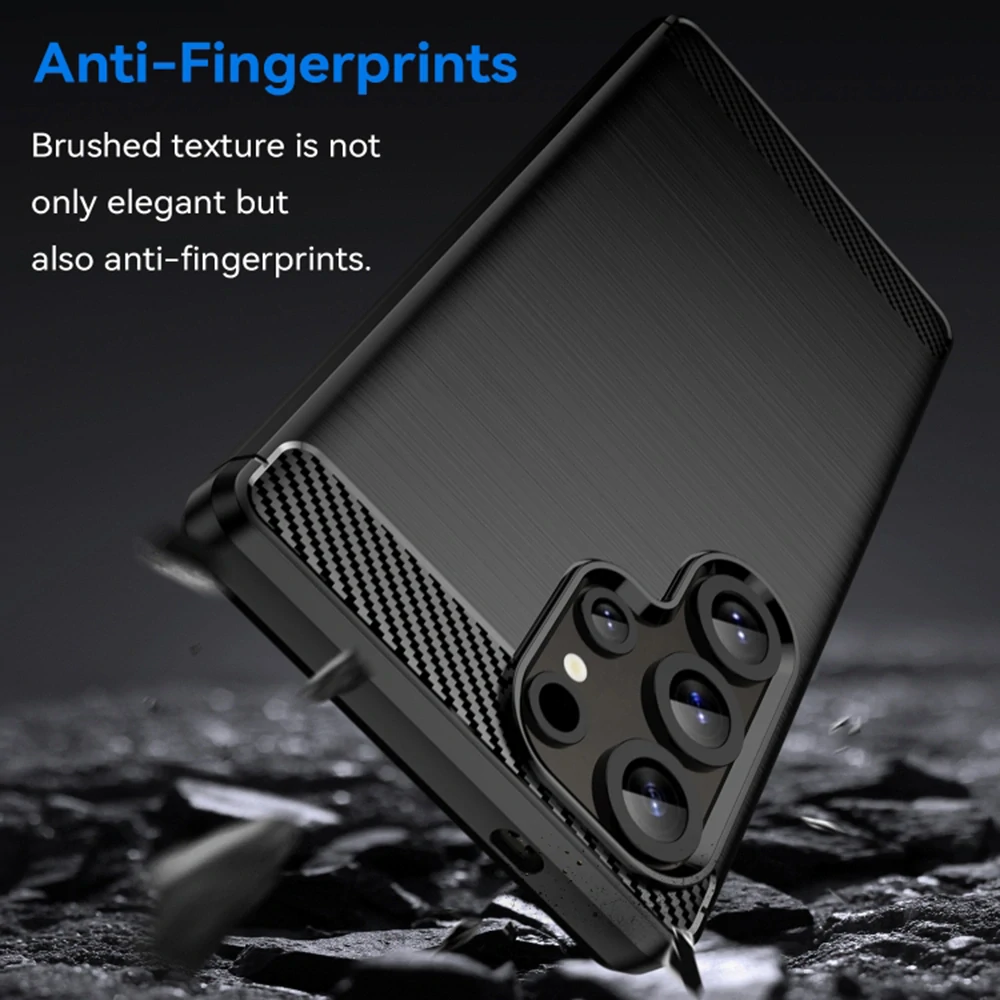 Kryt Samsung S25 Ultra, Armored Carbon modrý