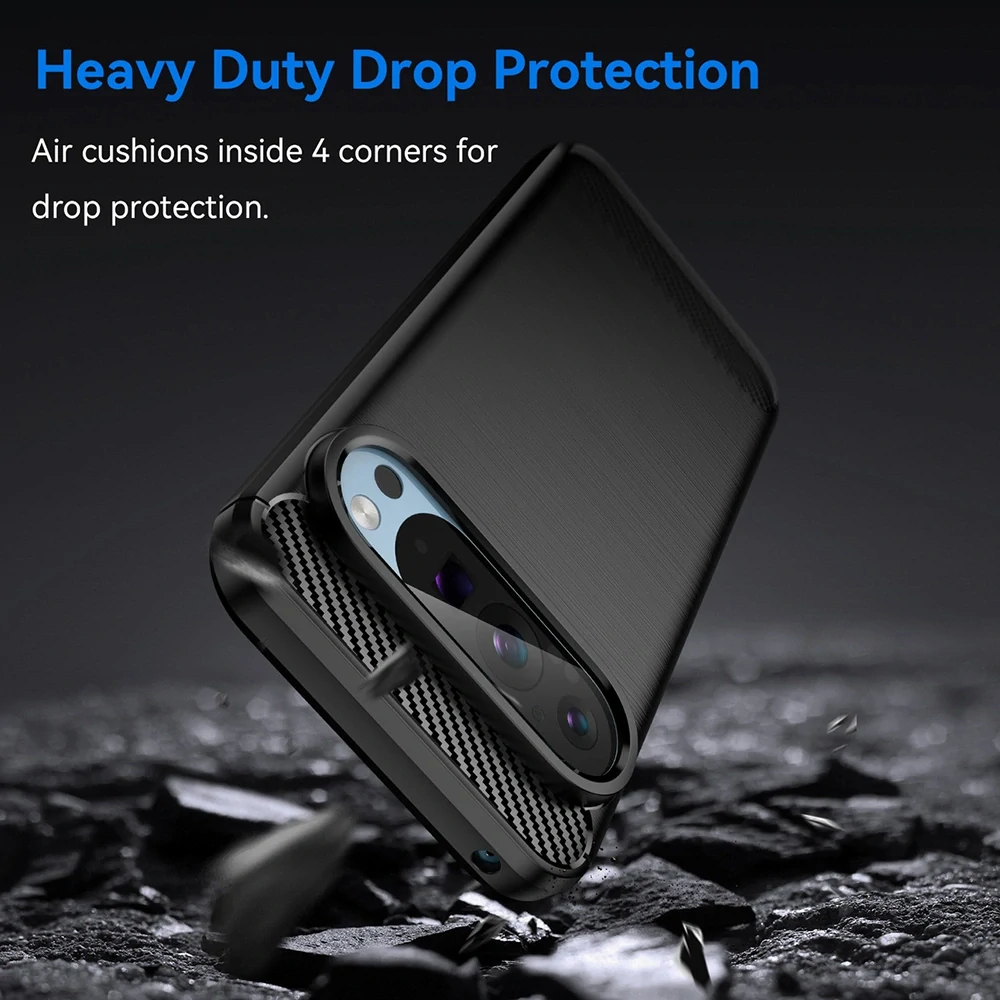 Kryt Google Pixel 9 / 9 Pro, Armored Carbon černý
