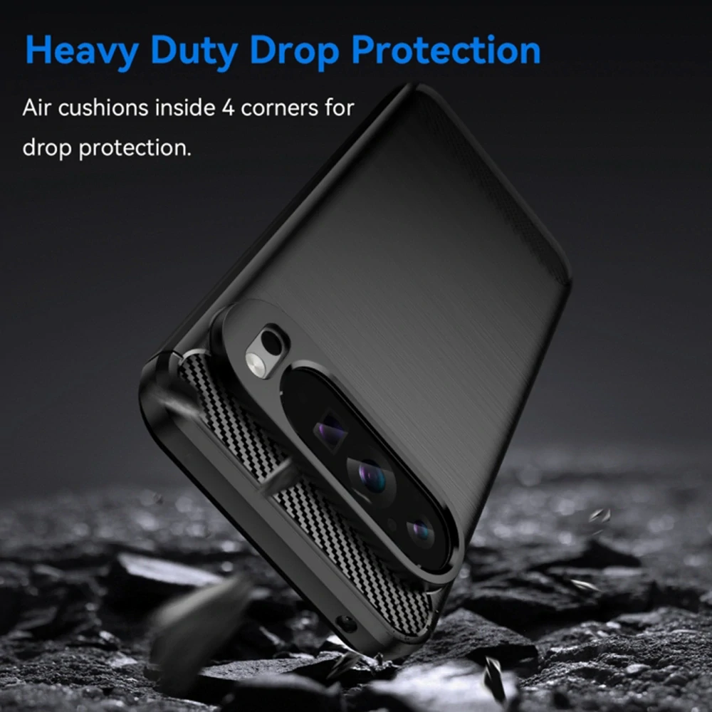 Kryt Google Pixel 9 Pro XL, Armored Carbon černý