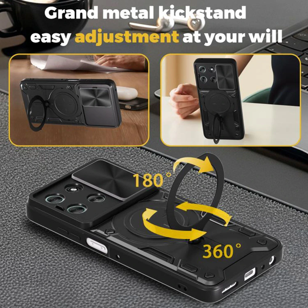 Kryt Motorola Moto G56, Techsuit CamGuard Pro - černý