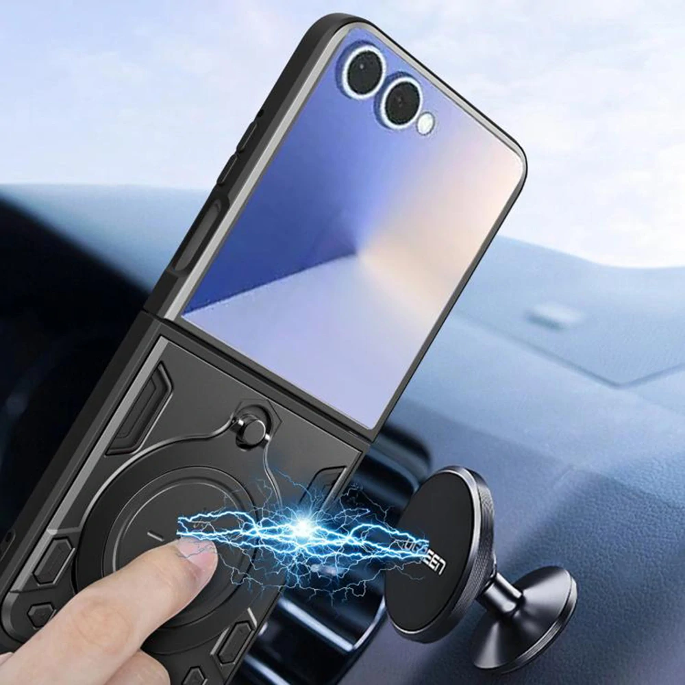 Kryt Samsung Galaxy Z Flip 7, Techsuit CamGuard Pro - fialový