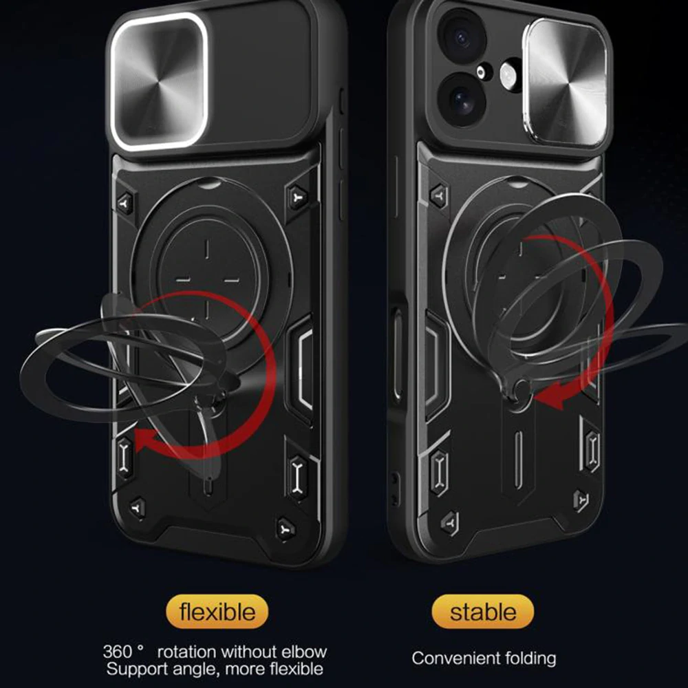 Kryt iPhone 17, Techsuit CamGuard Pro - červený