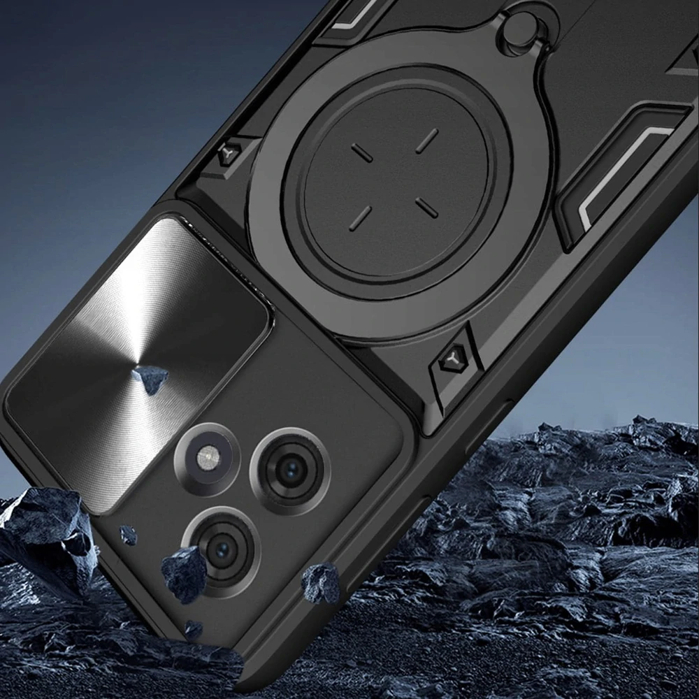 Kryt Motorola Moto G75 Techsuit CamGuard Pro - fialový