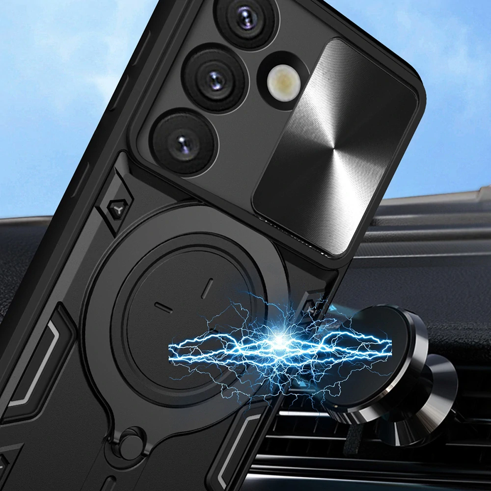 Kryt Samsung Galaxy S25 Plus Techsuit CamGuard Pro - fialový
