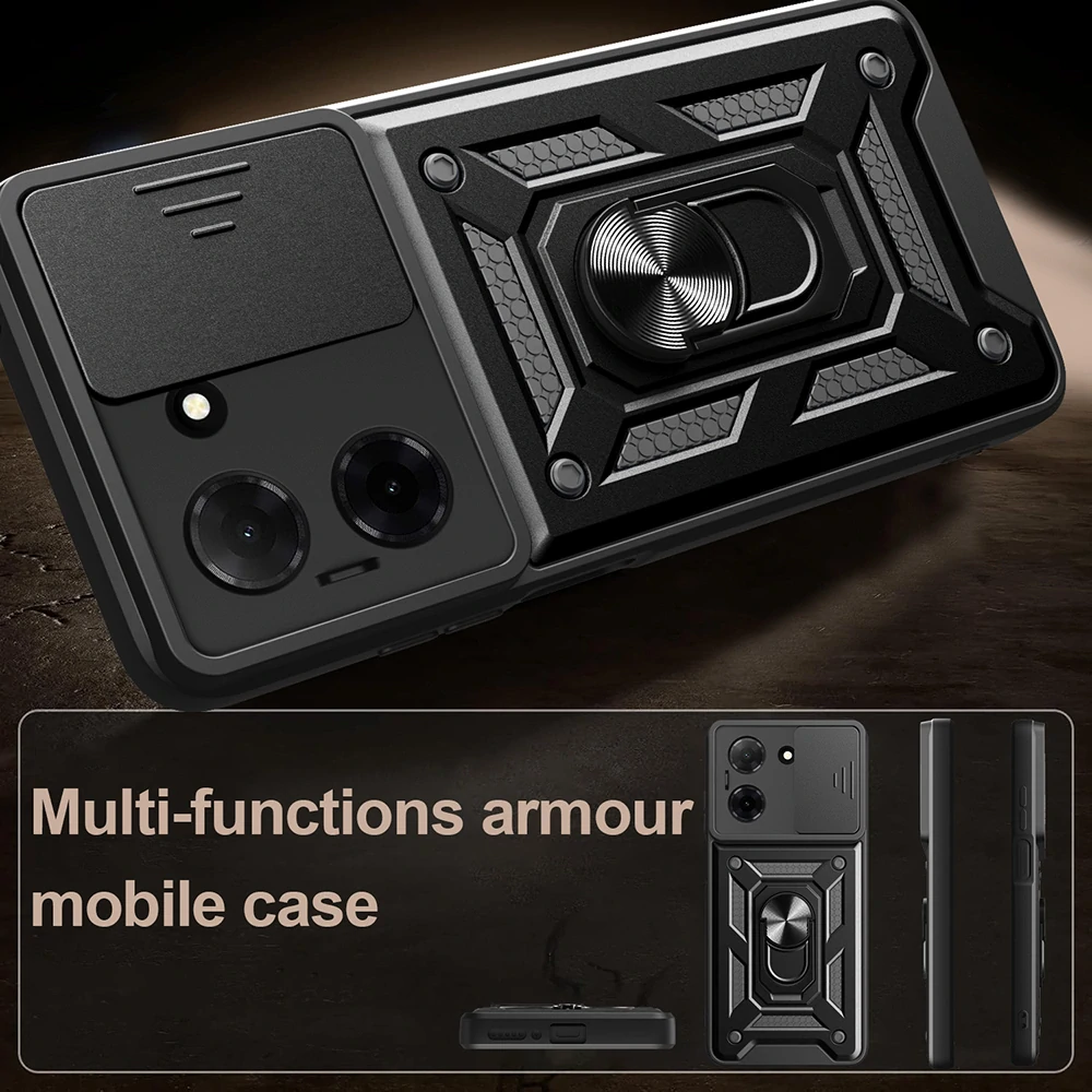 Kryt Honor X5c Plus Techsuit CamShield Pro černý
