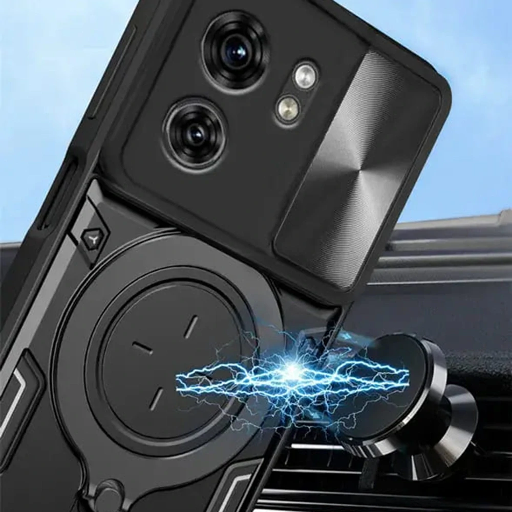 Kryt Honor X5c Plus, Techsuit CamGuard Pro - černý