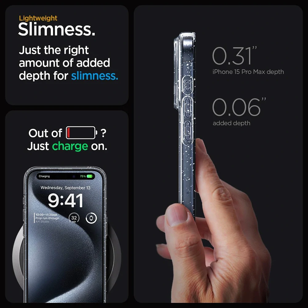 Kryt Xiaomi 15T, SparkleSkin, transparentní