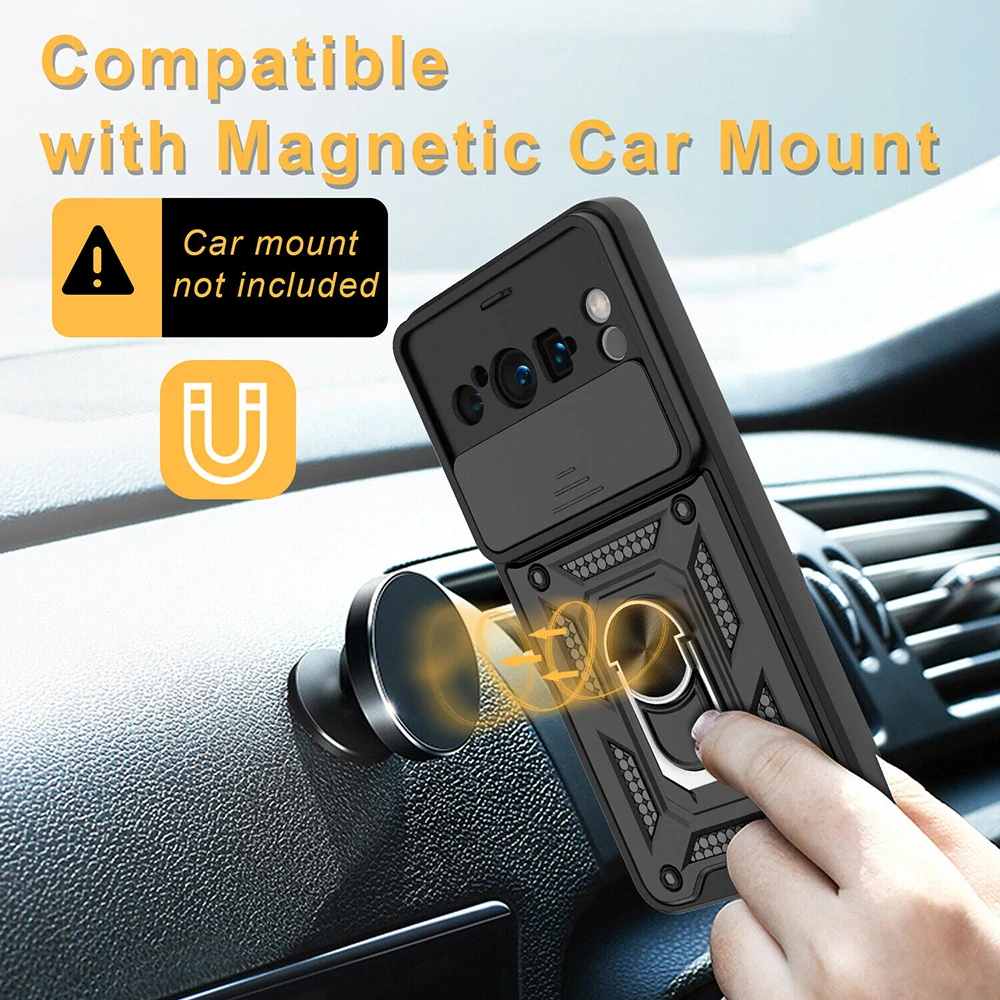 Kryt Google Pixel 8 Pro, Techsuit CamShield Pro black