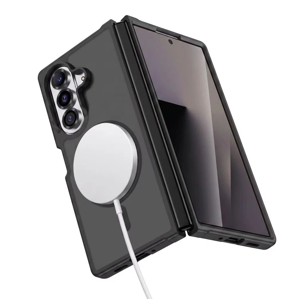 Kryt Samsung Galaxy Z Fold 7, PureFrost MagSafe, černé