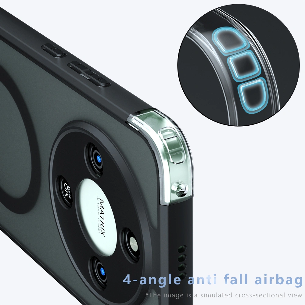 Kryt Honor Magic 8 Lite, PureFrost MagSafe, černé