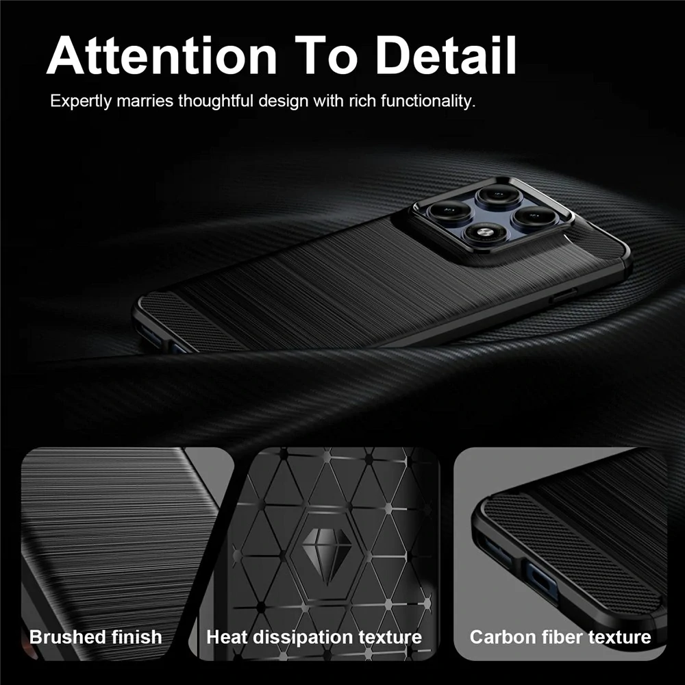 Kryt Motorola EDGE 70 Pro, Armored Carbon černý
