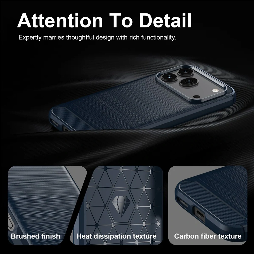 Kryt Honor 600 / 6OO Pro, Armored Carbon blue