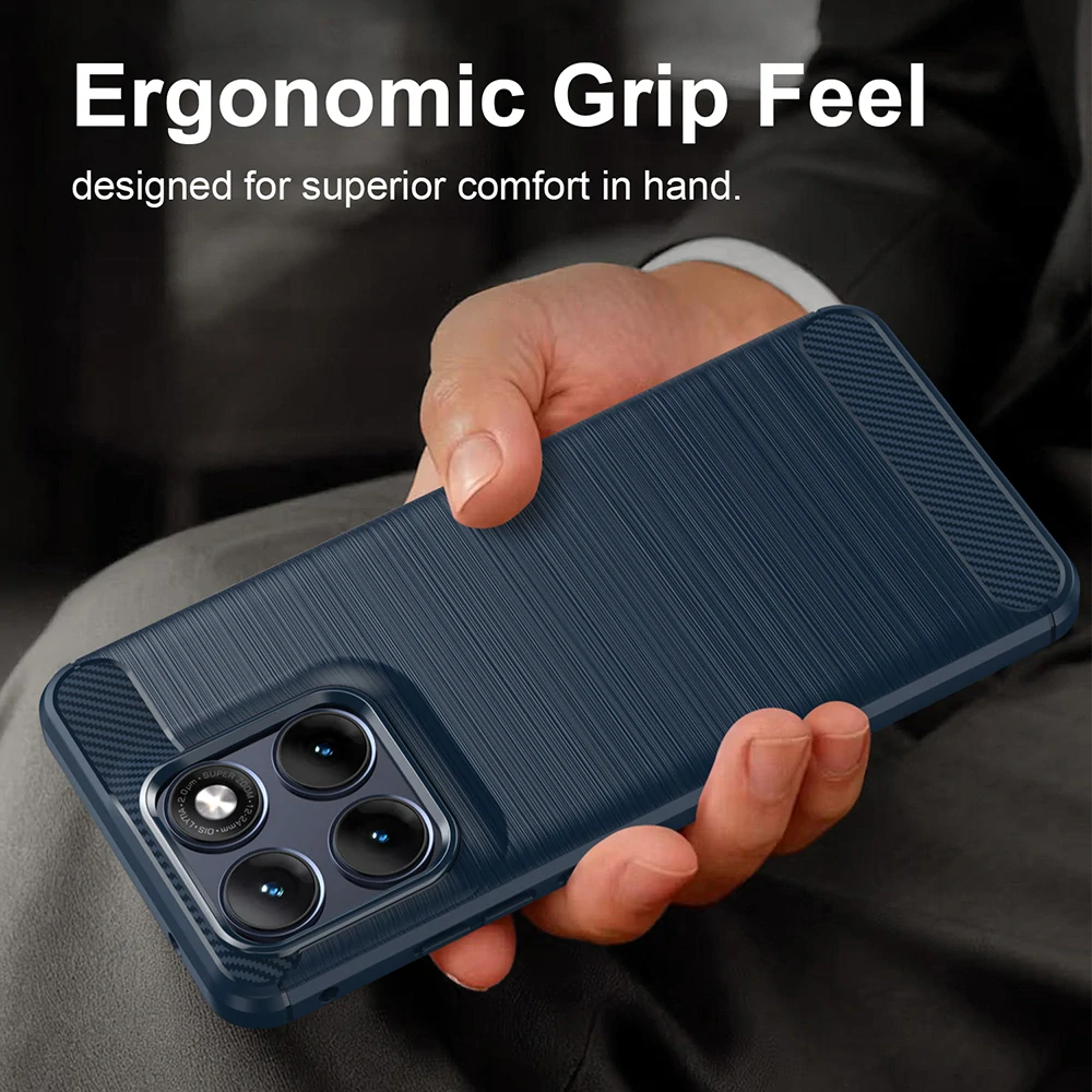 Kryt Motorola EDGE 70 Fusion, Armored Carbon blue