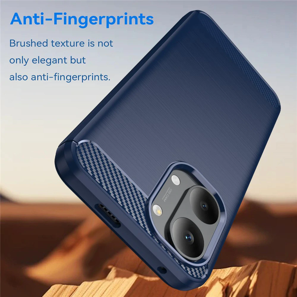 Kryt Xiaomi Poco X8 Pro Max, Armored Carbon blue