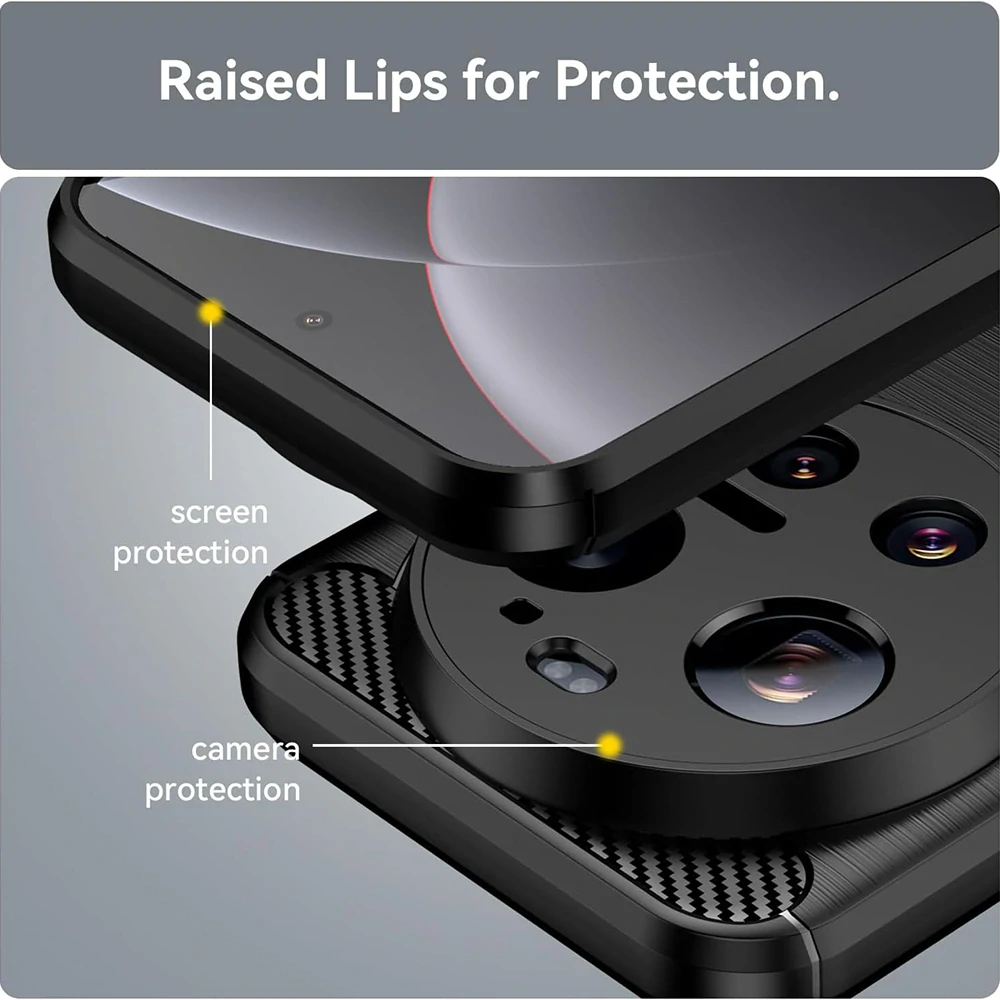 Kryt Xiaomi 17 Ultra, Armored Carbon blue
