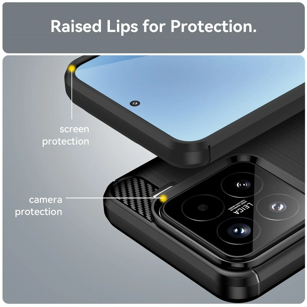 Kryt Xiaomi 15T Pro, Armored Carbon černý