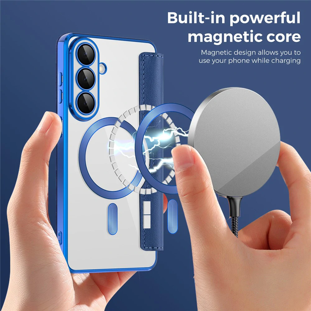 Pouzdro Samsung Galaxy S26, SmartMag Book Case modrý