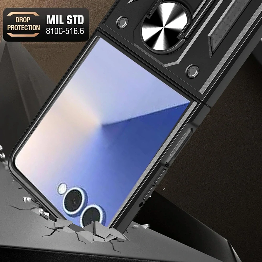 Kryt Samsung Galaxy Z Flip 8, Techsuit CamShield Pro černý